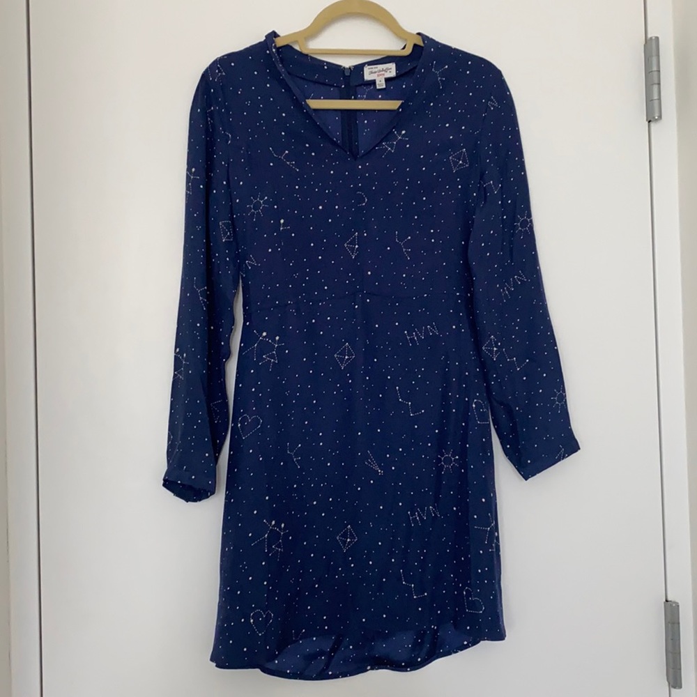HVN Lou Mini Dress - Constellation Print